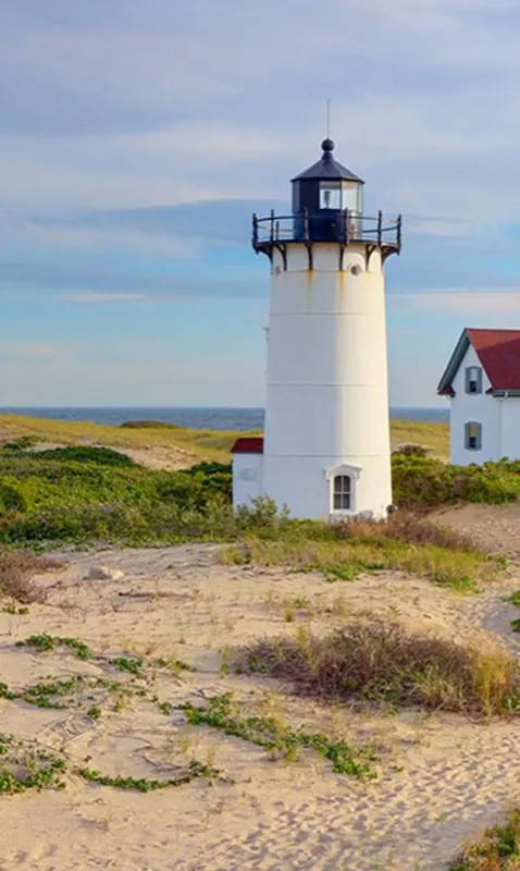 A Cape Cod lighthouse